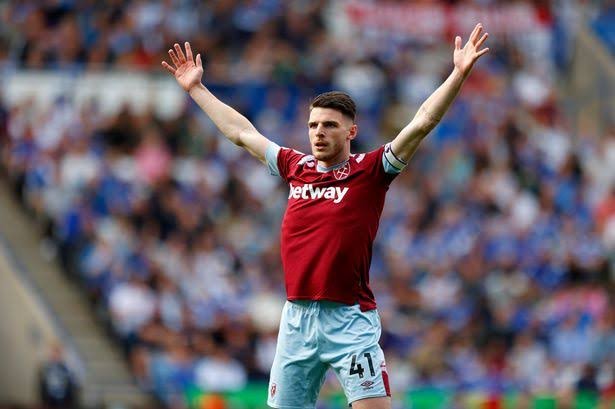 West Ham  is not happy with Arsenal in Declan Rice transfer saga as Man City joins the race Liverpool