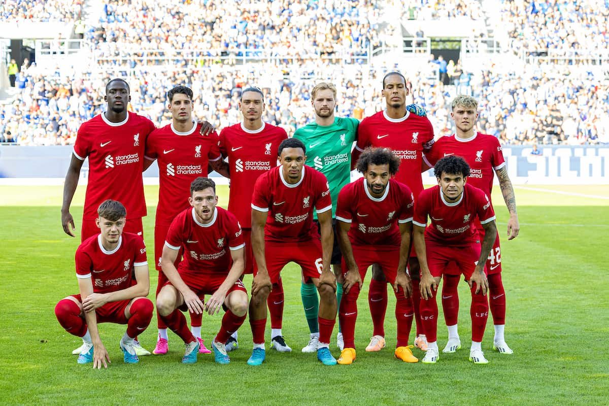 Liverpool's training camp in Germany will come to a close as they encounter a specific 2 behind closed doors. for the first time, a Bundesliga team. 