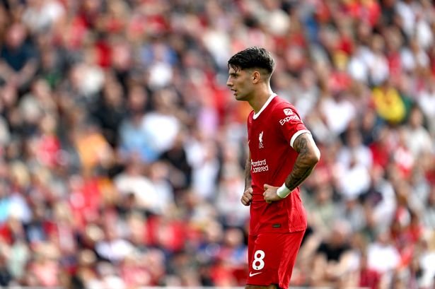 While watching Dominik Szoboszlai play for Jurgen Klopp's Liverpool against Bournemouth at Anfield on Saturday afternoon in the Premier League,