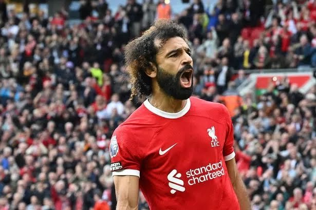 During Liverpool's victory over West Ham, Mohamed Salah equals the Premier League record.