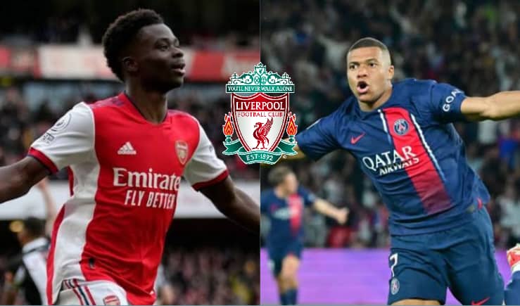 Given the two transfer concerns that have emerged, Liverpool may opt to replace Mohamed Salah with Kylian Mbappe or Bukayo Saka.