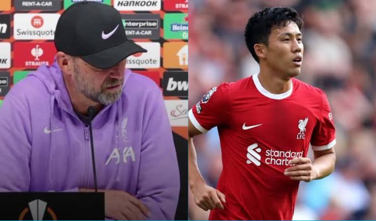 Wataru Endo has hardly appeared since joining Liverpool, as explained by Jurgen Klopp.