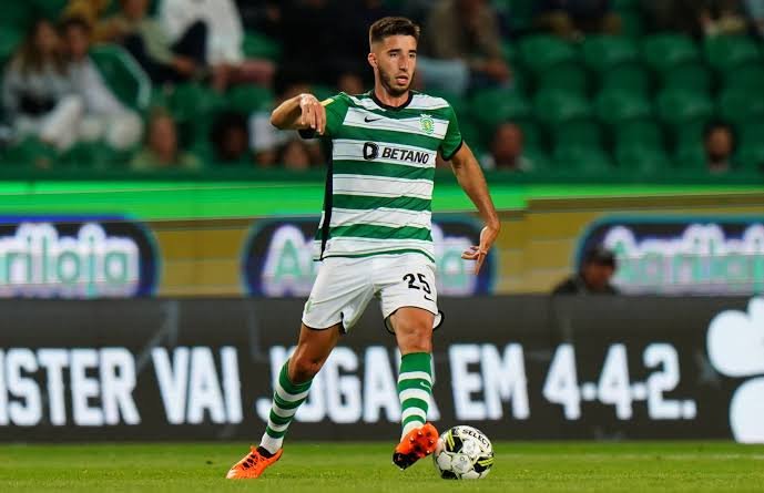 Goncalo Inacio, a highly-rated center-back for Sporting, is available for Manchester United to compete with Liverpool and Real Madrid