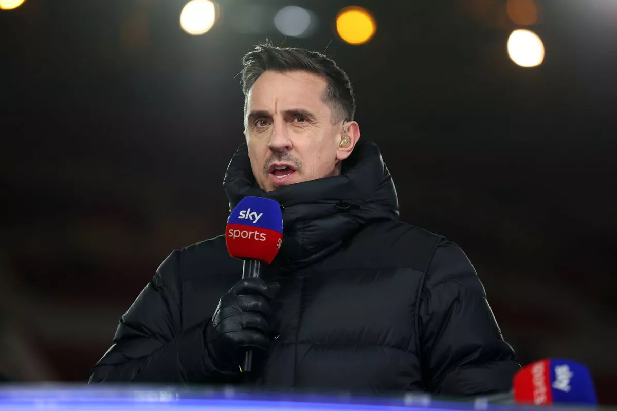 Considering that Liverpool leads the Premier League at the start of 2024, Gary Neville has projected that Jurgen Klopp's team will try