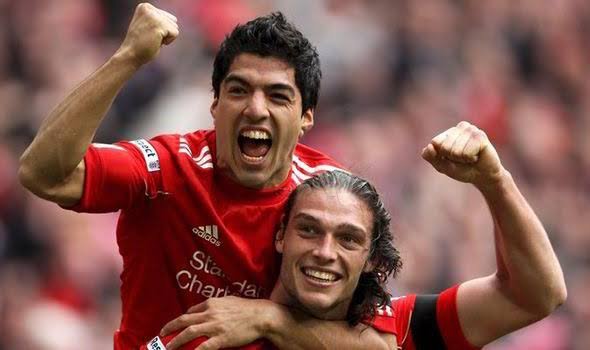 Luis Suarez and Andy Carroll