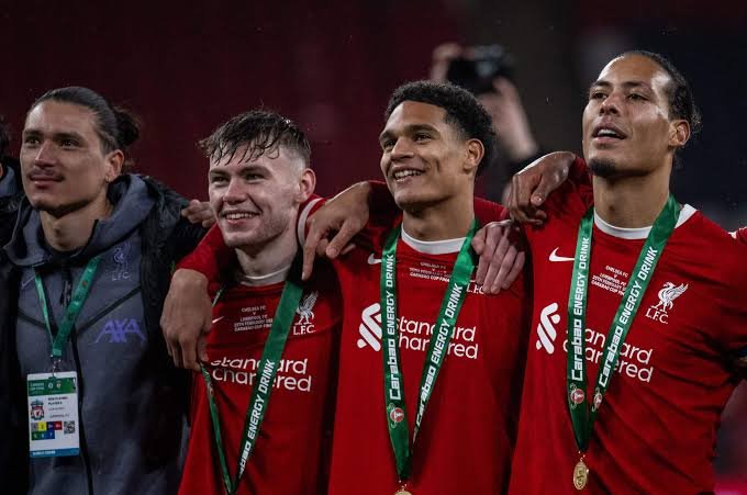 The 17-year-old, who did not feature in the Carabao Cup final, is truly impressing the Liverpool staff.