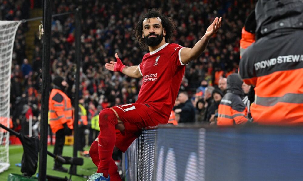 Following his record-breaking performance for Liverpool, Mo Salah is compared to Lionel Messi and Cristiano Ronaldo.