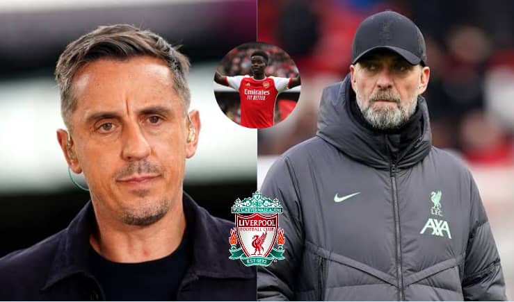 What Bukayo Saka just accomplished for Arsenal validates Gary Neville’s assessment of Liverpool.