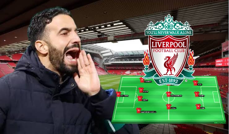 Liverpool starting XI under Ruben Amorim