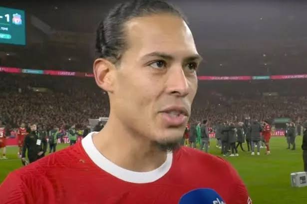 Captain of Liverpool Virgil van Dijk says he should have said "I shouldn't have said that" after regretting making provocative remarks.