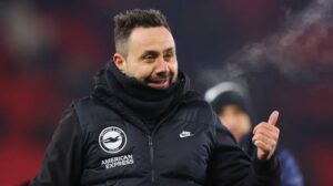 The "reason behind Liverpool rejecting Roberto De Zerbi" to take over from Jurgen Klopp is that they "won't go near him."