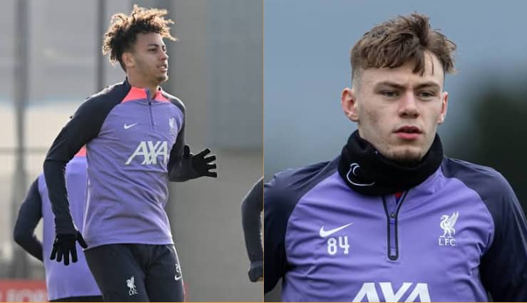 Tyler Morton and Connor Bradley are ecstatic at the news out of Liverpool.