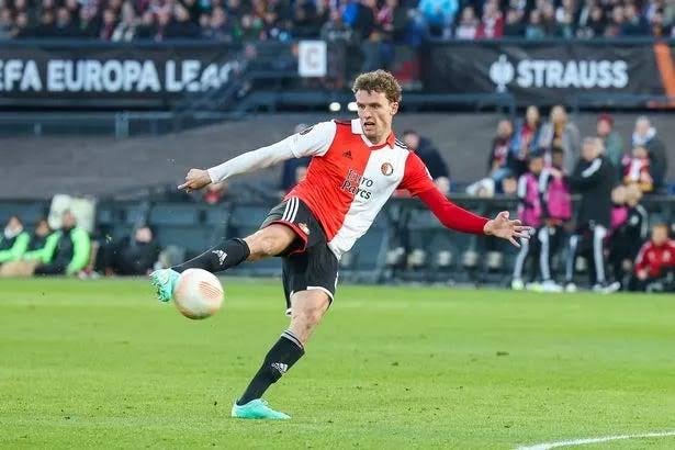 Barcelona has reportedly set their sights on Feyenoord midfielder Mats Wieffer, who Liverpool is looking to sign during the summer transfer season.