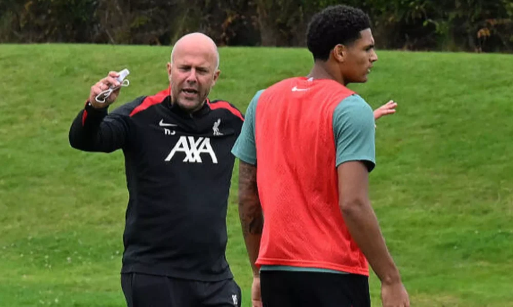 10 things seen during Liverpool’s training as three well-known figures make a comeback, but Arne Slot shows emotions