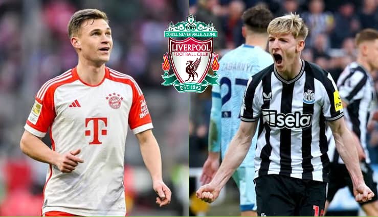 Joshua Kimmich is leading the race for a transfer to Liverpool, with a suggested Anthony Gordon swap deal.