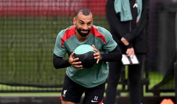 5 observations on Mohamed Salah's debut training session at Liverpool.