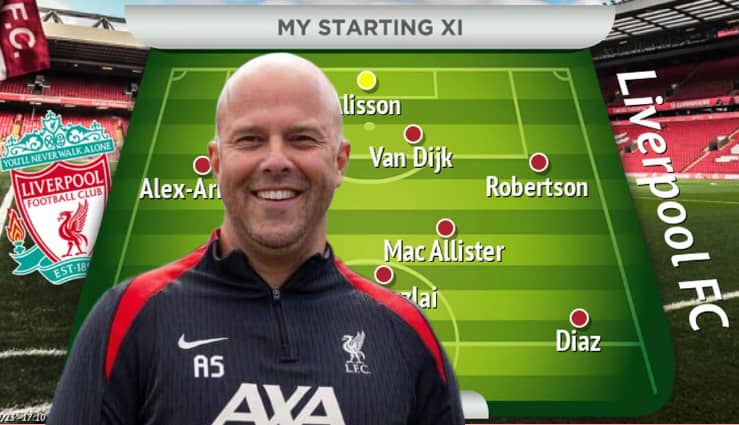 The dream team of Arne Slot On the first day of the season, Liverpool XI, with 13 players missing the USA tour