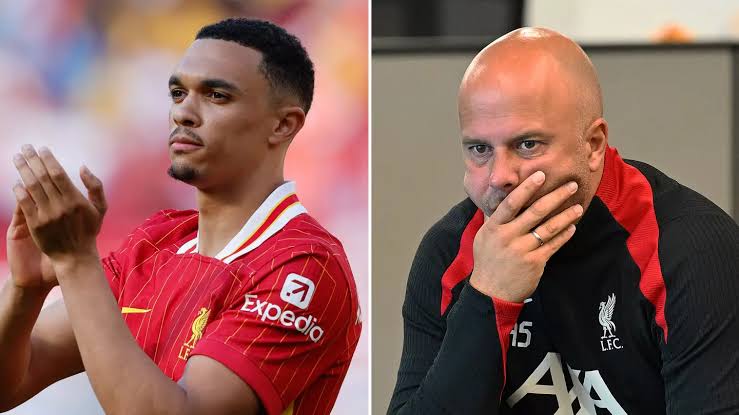 Trent Alexander-Arnold is scheduled to face Arne Slot as Liverpool negotiates a contract