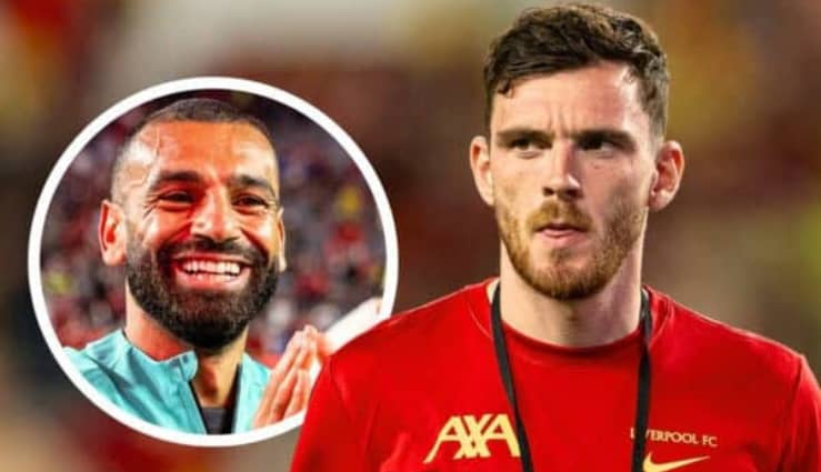 Andy Robertson expresses his opinions about Mohamed Salah in light of the Liverpool transfer rumour.