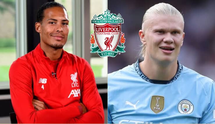Liverpool captain Virgil van Dijk displayed his true character in response to a question about Erling Haaland