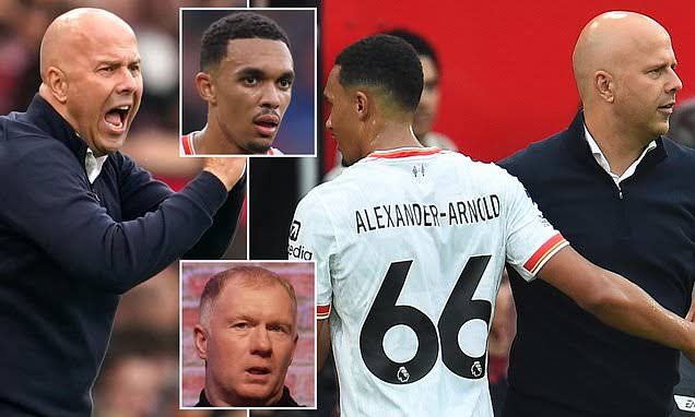 Paul Scholes explains why he believes Arne Slot isn’t fond of Trent Alexander-Arnold