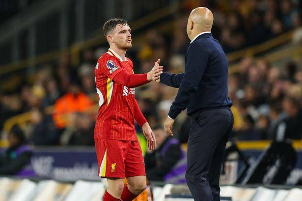 Arne Slot addresses Liverpool’s left-back situation