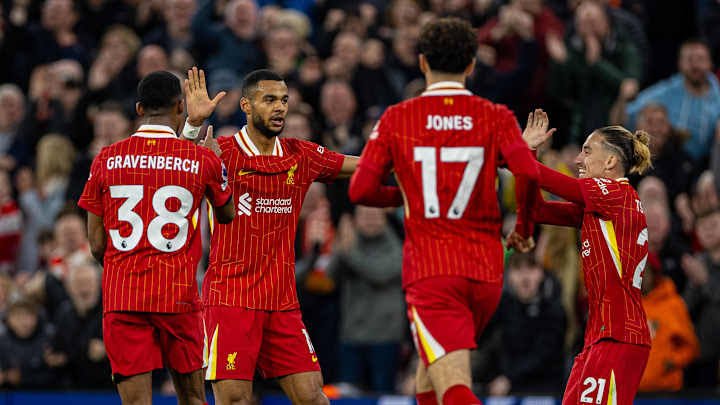 The atmosphere brightens to support Anfield's comeback