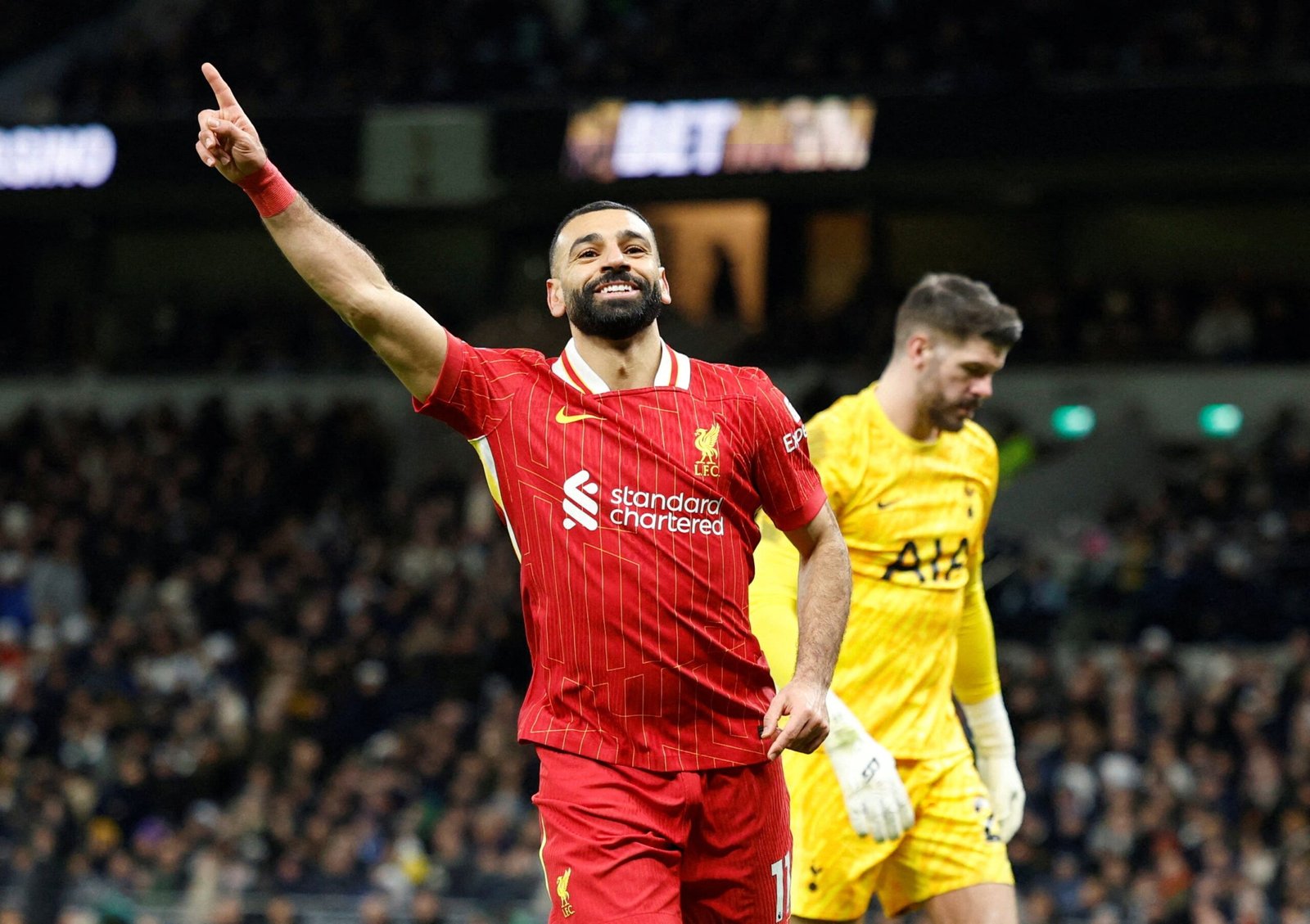 With fog thickening over Anfield, the conditions made it difficult to fully follow