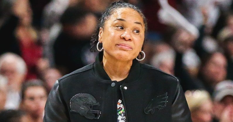 Dawn Staley responds to 'embarrassing' defeat against UConn, marking the end of 71-game home winning streak