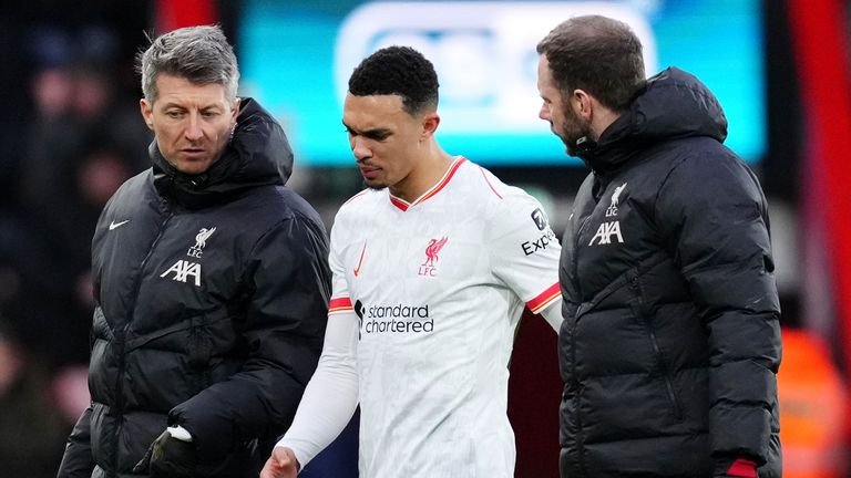 Liverpool are optimistic that Trent Alexander-Arnold has avoided a serious injury