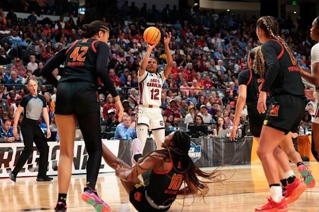 Battle in Birmingham: South Carolina WBB outlasts Maryland in NCAA Sweet 16 game