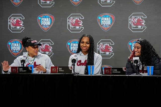 Dawn Staley Shares Thoughts on Bree Hall-Madison Booker Feud After South Carolina's SEC Championship Win Over Texas